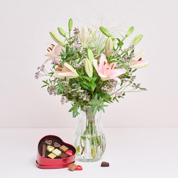 Den til min søde med hjerte med chokolade